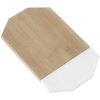 View Image 2 of 3 of Octagonal Marble & Bamboo Cutting Board
