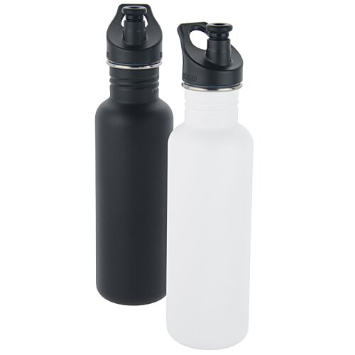 Additional Image 3 - a black and white water bottles