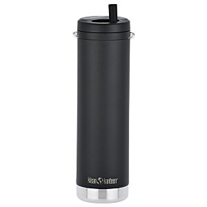 Additional Image 2 - a black and silver water bottle