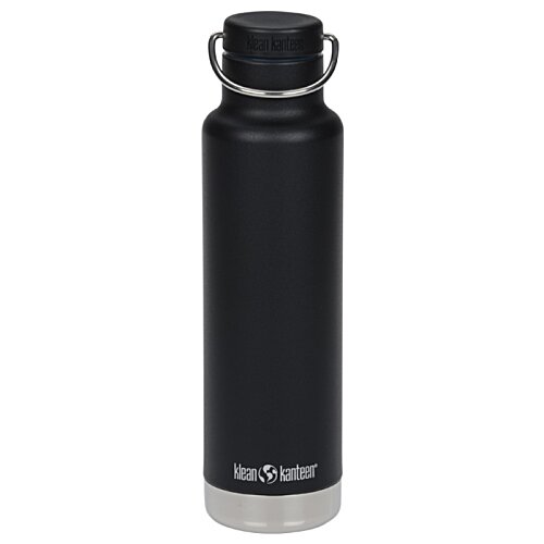 Additional Image 1 - a black and silver water bottle