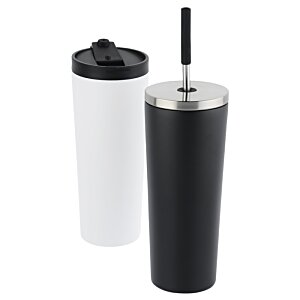 Additional Image 4 - a black and white cup and a black lid
