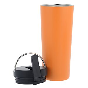 Additional Image 3 - a large orange cylinder and a black kettle