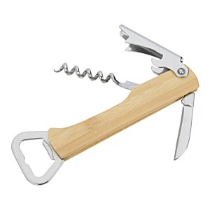 Additional Image 1 - a corkscrew with a wooden handle