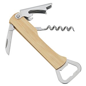 Additional Image 2 - a corkscrew with a wooden handle