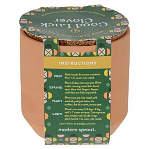 Additional Image 3 - a brown container with green label