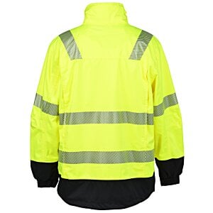 Additional Image 1 - a yellow jacket with reflective stripes
