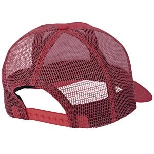 Additional Image 1 - a red hat with a mesh back
