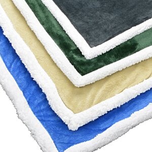 Additional Image 3 - a close up of a stack of blankets
