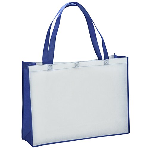 Additional Image 2 - a white and blue bag