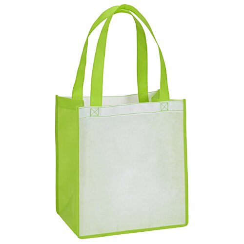 Additional Image 2 - a green and white bag