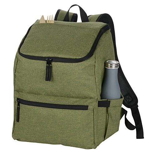 Additional Image 1 - a green backpack with a black strap