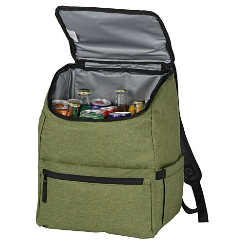 Additional Image 2 - a green backpack with a black strap