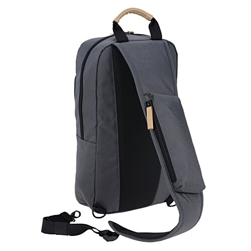Additional Image 4 - a black backpack with a strap