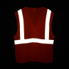 View Image 6 of 6 of Xtreme-Visibility Reflective Zip Mesh Vest
