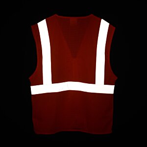 Additional Image 5 - a red vest with white stripes