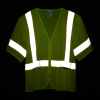 View Image 5 of 6 of Xtreme Visibility Short Sleeve Zip Vest