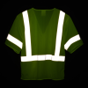 View Image 6 of 6 of Xtreme Visibility Short Sleeve Zip Vest