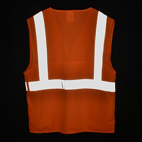 Additional Image 5 - a orange vest with white stripes
