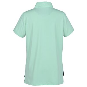 Additional Image 1 - a back view of a light green shirt