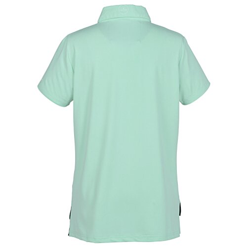 Additional Image 1 - a back view of a light green shirt