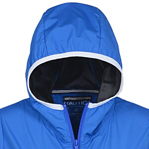 Additional Image 3 - a blue jacket with a hood