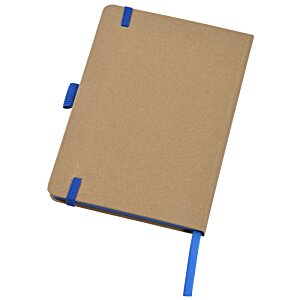 Additional Image 2 - a brown notebook with blue handles