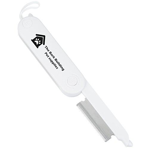 Additional Image 2 - a white knife with a black label