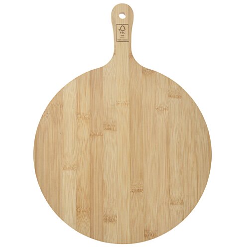 Additional Image 2 - a wooden cutting board with handle