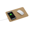 View Image 3 of 6 of Cork Wireless Charging Mouse Pad