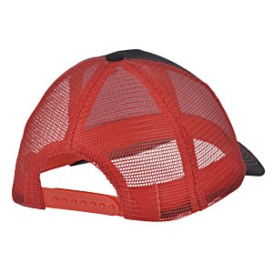 Additional Image 1 - a red hat with a black cap