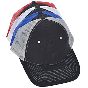 Additional Image 2 - a black and red hat