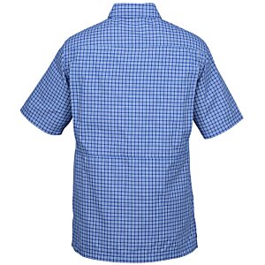 Additional Image 1 - a blue shirt with a short sleeve