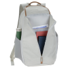 Additional Image 1 - a white backpack with a zipper
