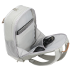 Additional Image 5 - a white backpack with black shoes inside