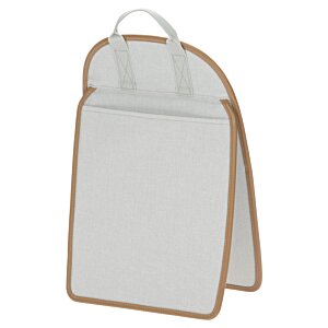 Additional Image 4 - a white bag with brown handles