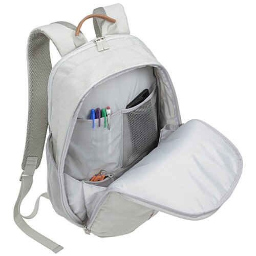 Additional Image 6 - a white backpack with a visor and a mask