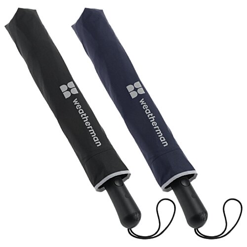 Additional Image 1 - a black umbrella with a handle