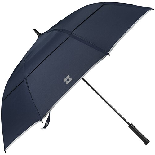 Additional Image 3 - a black umbrella with a handle