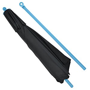 Additional Image 6 - a black umbrella and blue sticks