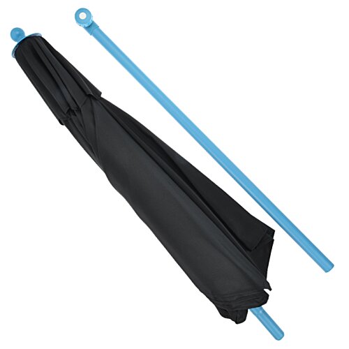 Additional Image 6 - a black umbrella and blue sticks