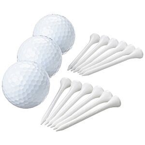 Additional Image 2 - a group of golf balls and tees