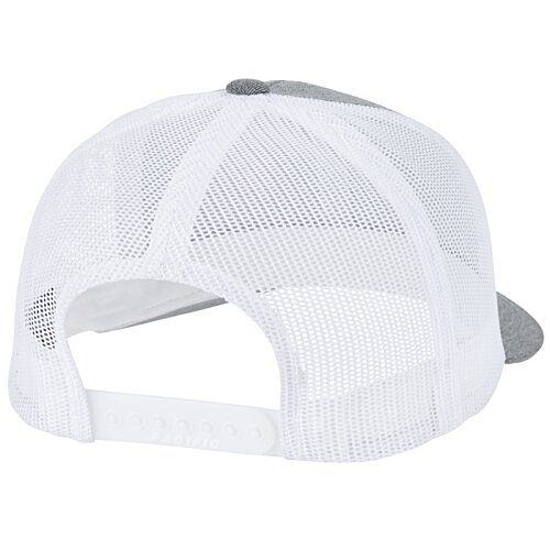 Additional Image 2 - a white hat with a black patch