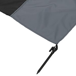 Additional Image 3 - a close up of a black and grey umbrella