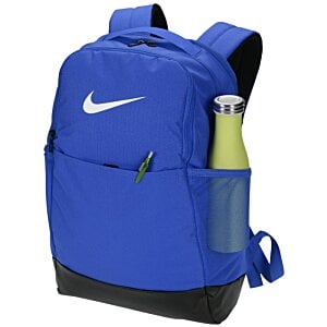 Additional Image 1 - a blue backpack with a bottle in it