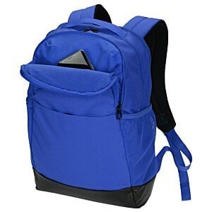 Additional Image 2 - a blue backpack with a black strap