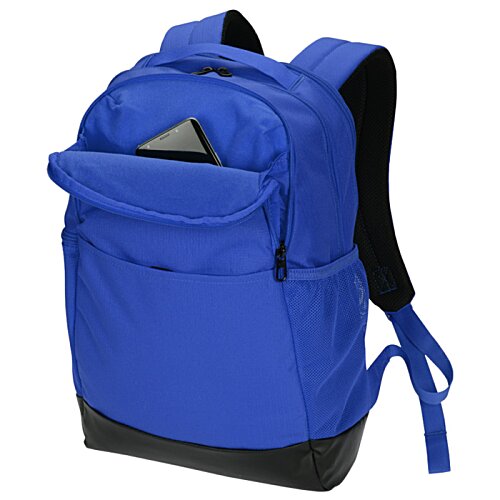 Additional Image 2 - a blue backpack with a black strap