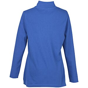 Additional Image 1 - a blue long sleeved shirt