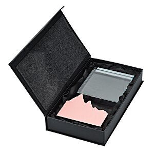 Additional Image 3 - a black box with a pink and grey object in it