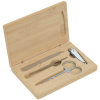 View Image 2 of 3 of Manicure Set in Bamboo Case