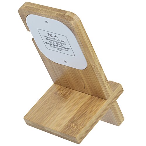 Additional Image 1 - a wooden stand with a white circle on it